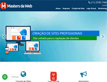 Tablet Screenshot of mastersdaweb.com